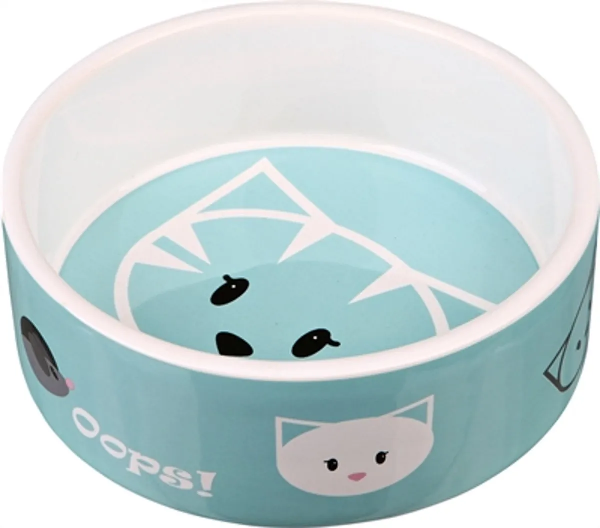 Trixie Mimi Keramiek Voer- en Waterbak - Ø12cm - Gemengd - afbeelding 2 van 5