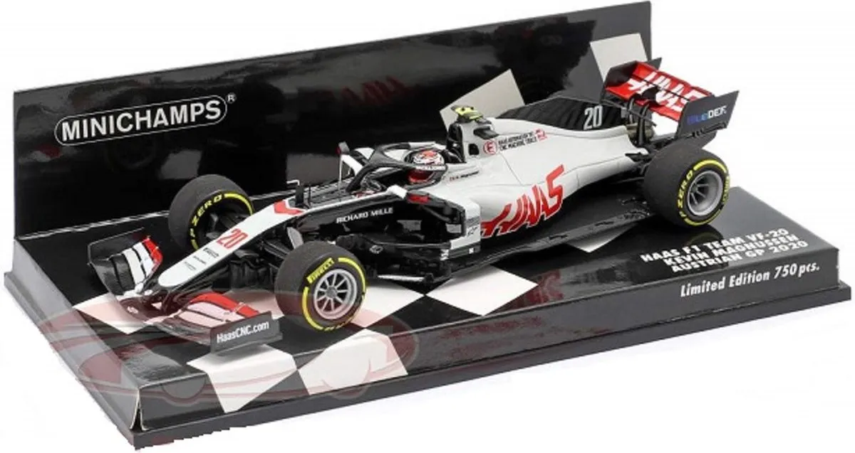 Haas F1 Team VF-20 Abu Dhabi GP 2020 - 1:43 Minichamps - afbeelding 6 van 6