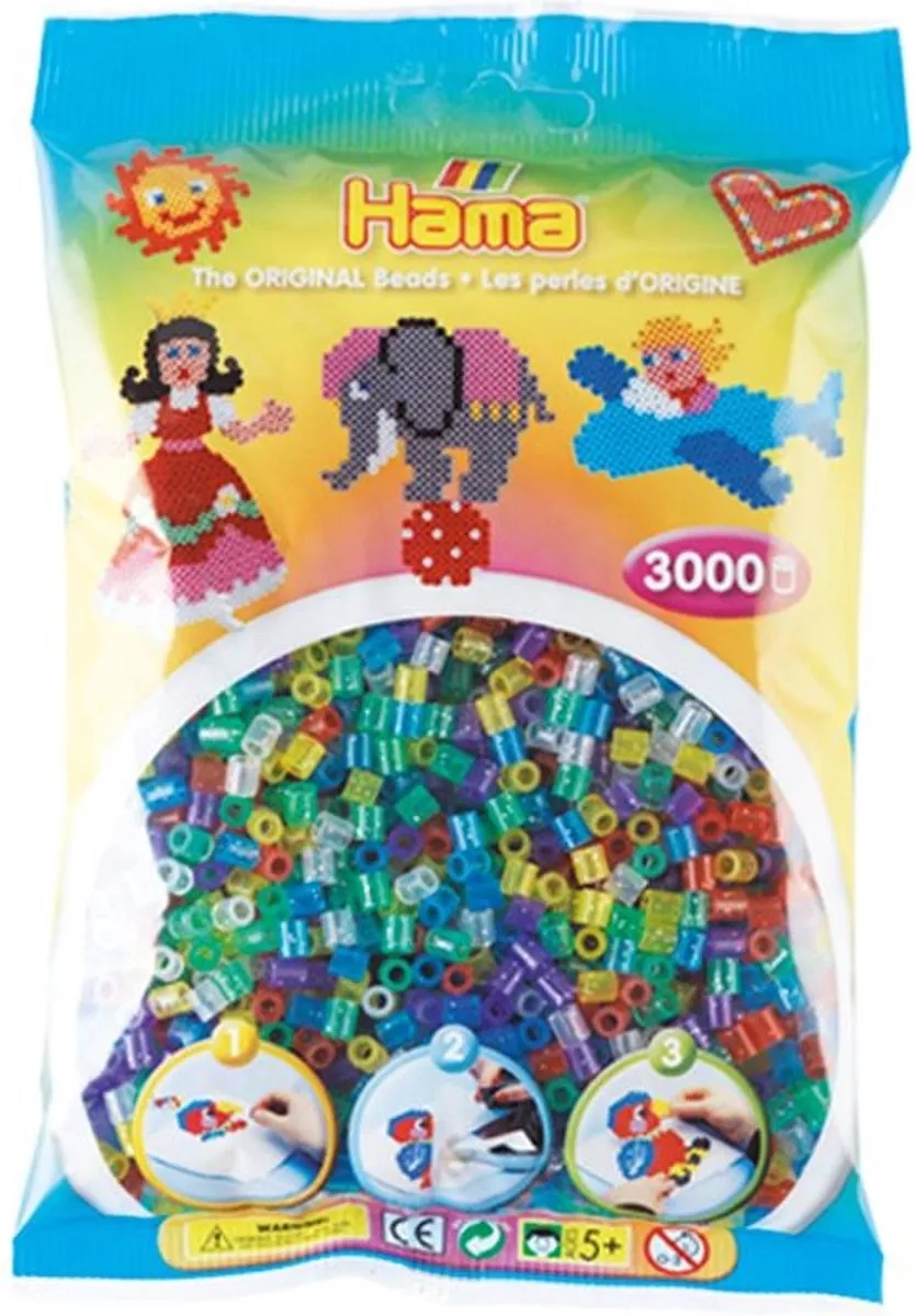 Hama Strijkkralen Maxi Mix Neon - 500 Stuks