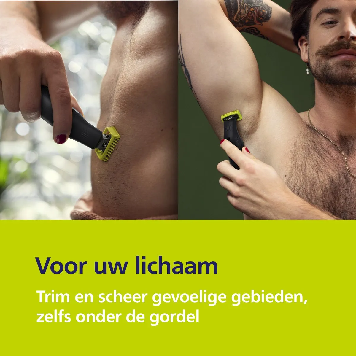 Philips OneBlade Pro 360 QP6652/30 Trimmer - Zilver - 3 Opzetstukken