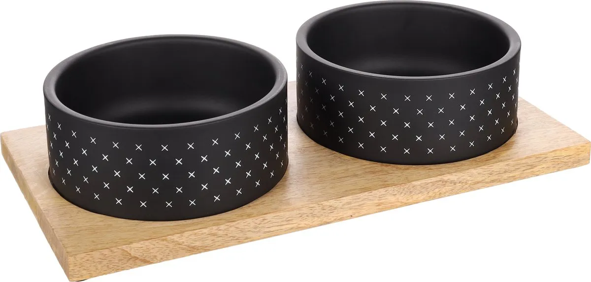 Flamingo Nervo Duo Dinner Eetpot Honden