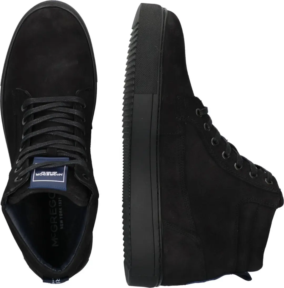 McGregor Heren Hoge Sneakers 623616 Zwart - afbeelding 3 van 6