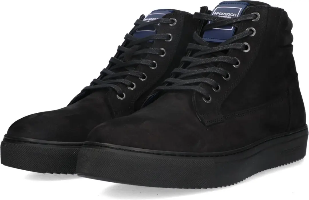 McGregor Heren Hoge Sneakers 623616 Zwart - afbeelding 5 van 6