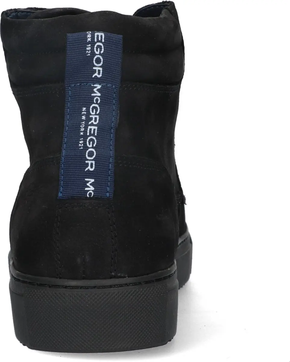 McGregor Heren Hoge Sneakers 623616 Zwart - afbeelding 2 van 6