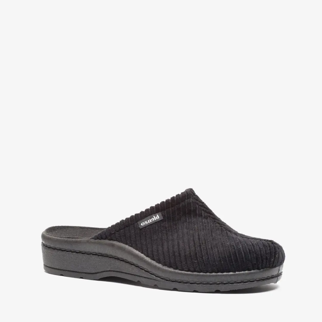 Blenzo heren pantoffel zwart