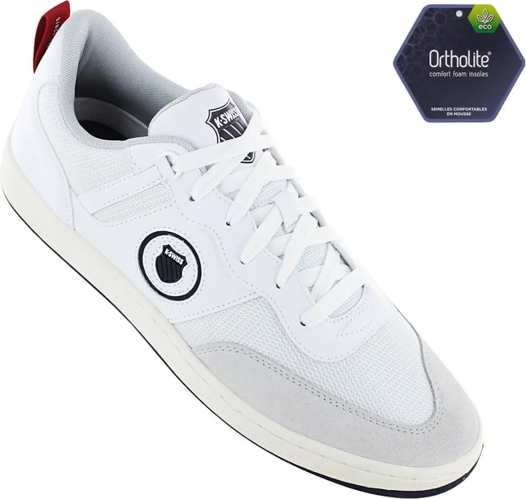 K-Swiss K-Varsity Heren Sneakers Wit - afbeelding 6 van 6