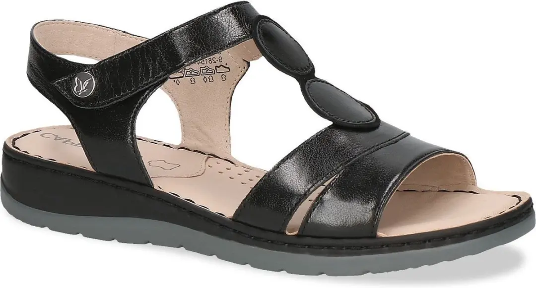 Caprice Dames Sandaaltje 9-28154-42 090 G-breedte Maat: 37 EU