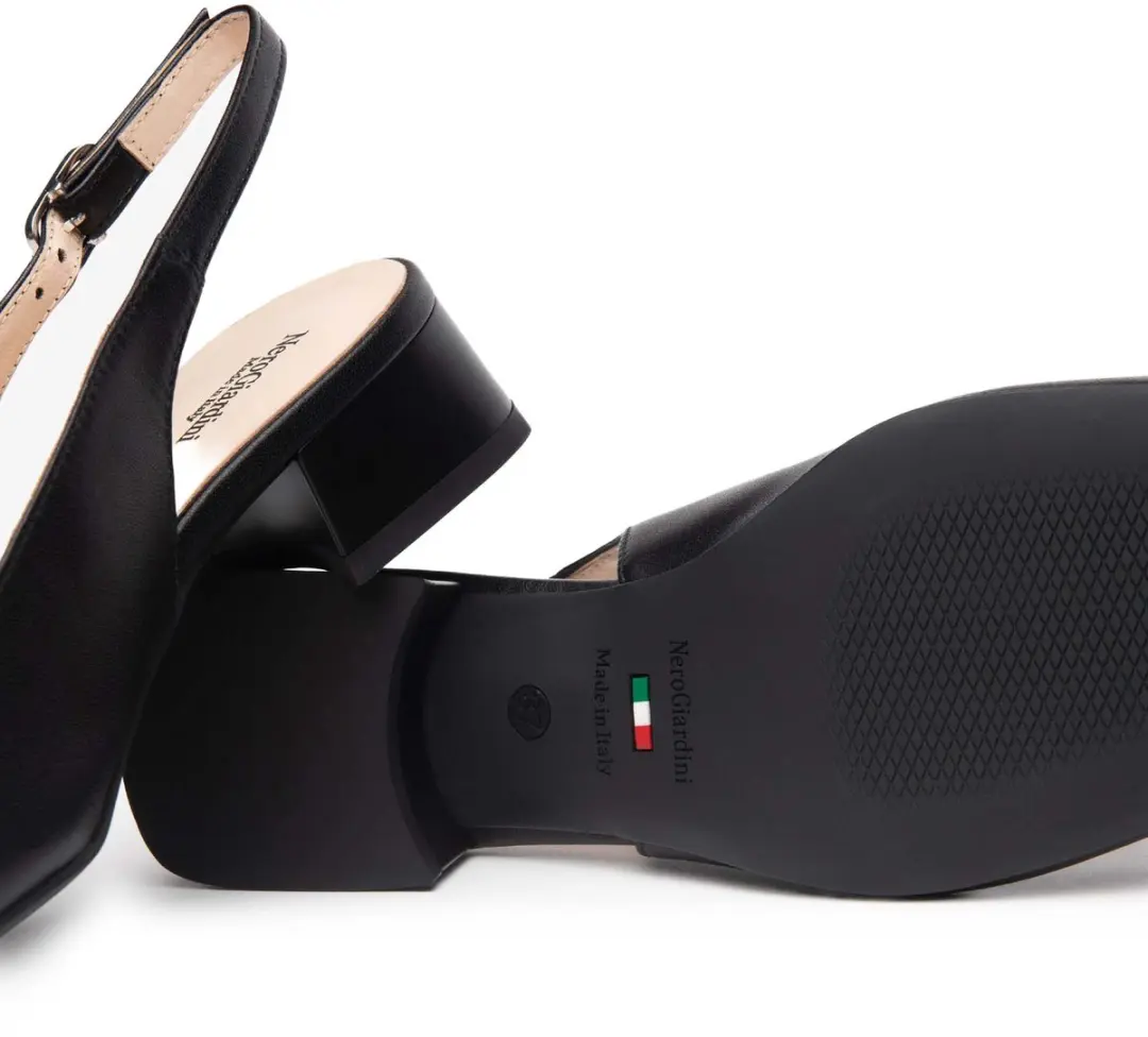 Elegante Schoenen Nerogiardini Nappa Pandora Zwart Tpu Genk Obera