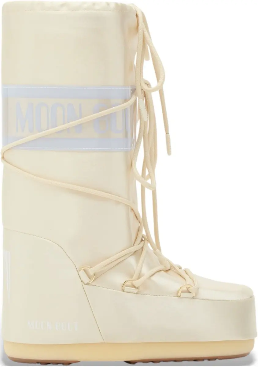 Moon Boot Icon Parelmoer beige laarzen