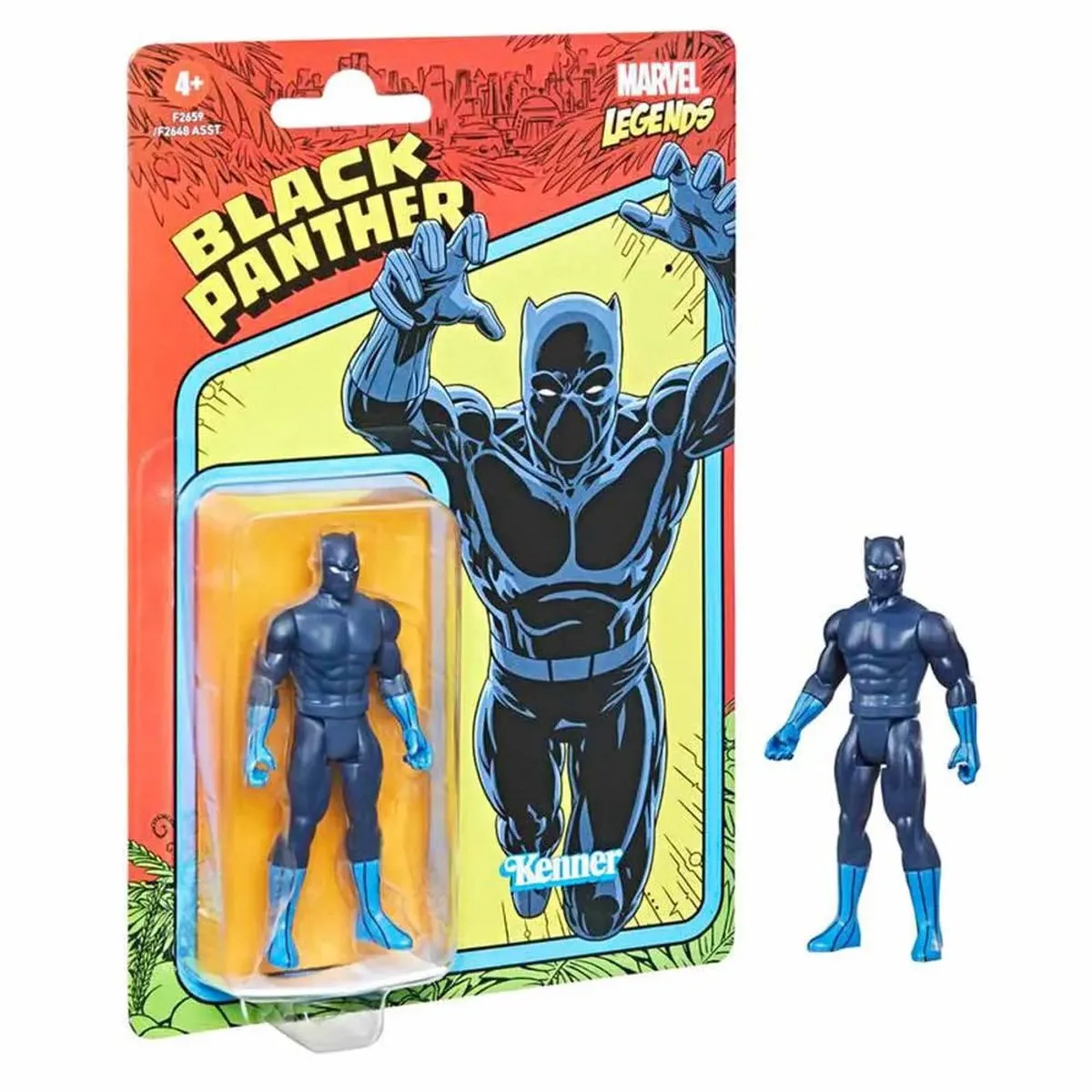 Marvel Legends Black Panther Actiefiguur 10cm F26595X0 - Multicolours