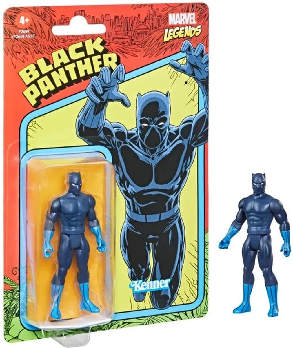 Marvel Legends Black Panther Actiefiguur 10cm F26595X0 - Multicolours - afbeelding 6 van 6