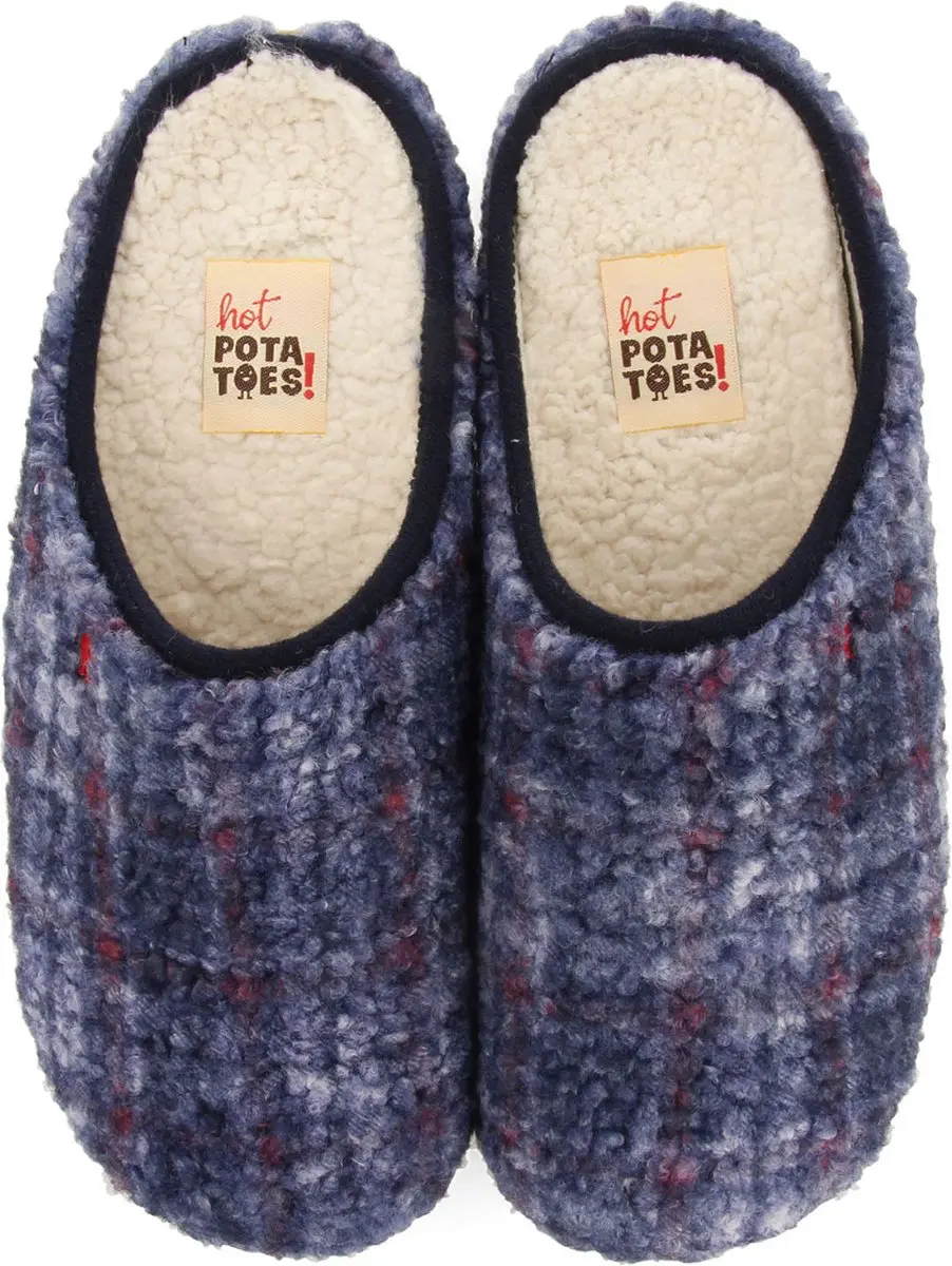 Hot Potatoes Pantoffels Ramsau 70103_06 Blauw-41
