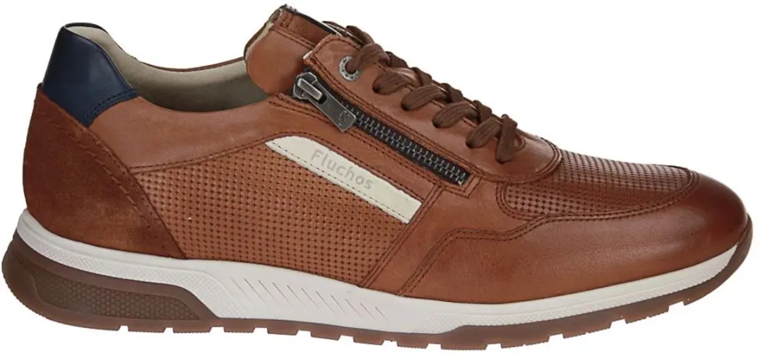 Fluchos -Heren - cognac/caramel - sneakers - maat 45 - afbeelding 5 van 6