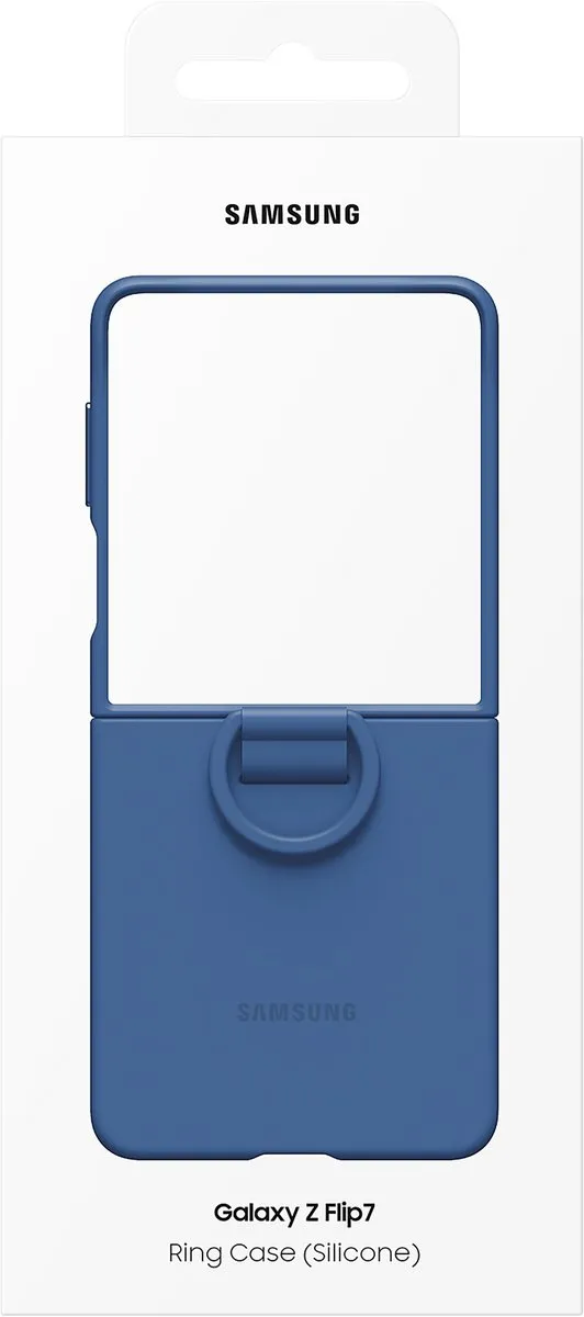 Samsung Galaxy Z Flip 7 Ring Case - Blauw