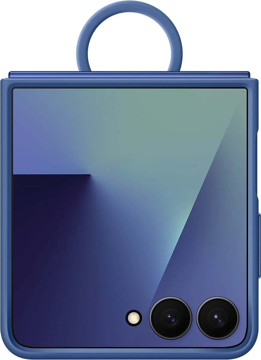 Samsung Galaxy Z Flip 7 Ring Case - Blauw
