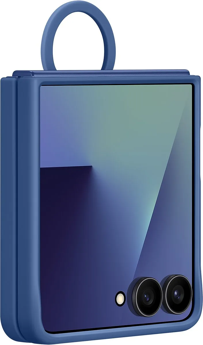 Samsung Galaxy Z Flip 7 Ring Case - Blauw