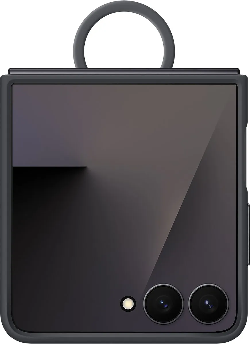 Samsung Galaxy Z Flip 7 Ring Case - Zwart
