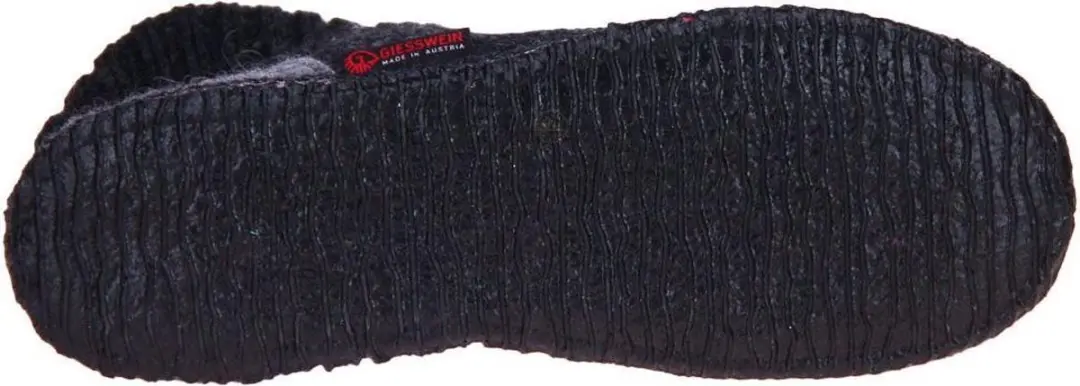 Giesswein Kramsach Pantoffels 40 - Zwart/Grijs - afbeelding 5 van 6