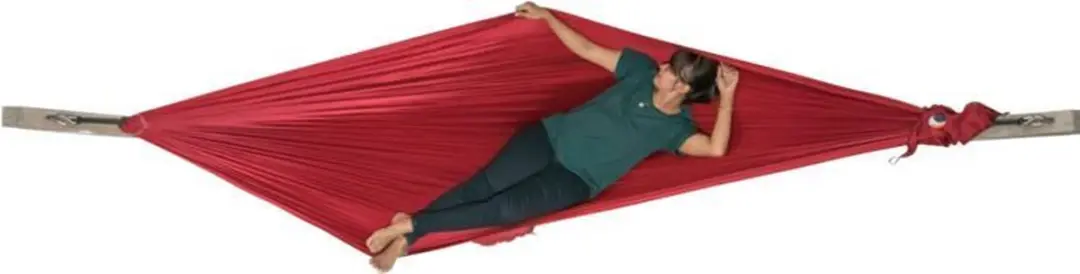 Ticket to the Moon Compact Hangmat - 320x155cm - Rood - afbeelding 3 van 6