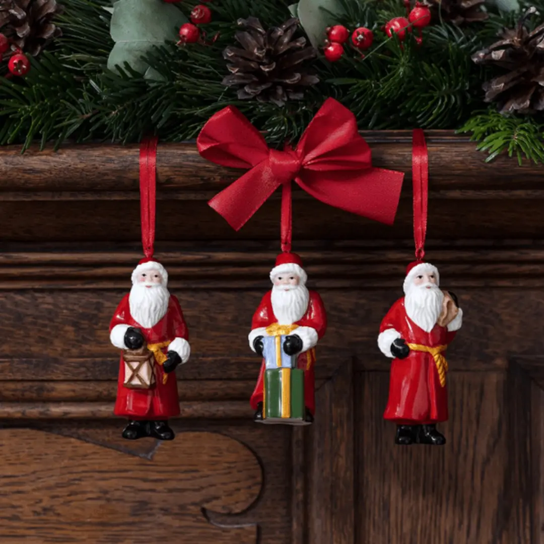 Villeroy & Boch Nostalgic Ornaments Kerstman 3 Stuks - afbeelding 3 van 3