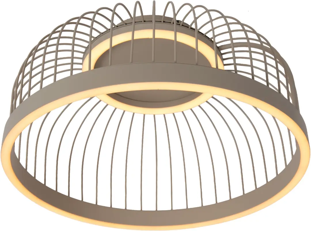 Lucide RIXANNE Plafondlamp 39cm Taupe