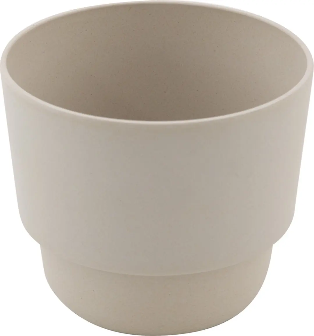 Point-Virgule kruidenpot uit bamboevezel naturel by Margriet Foolen Ø 13.7cm H 11.8cm