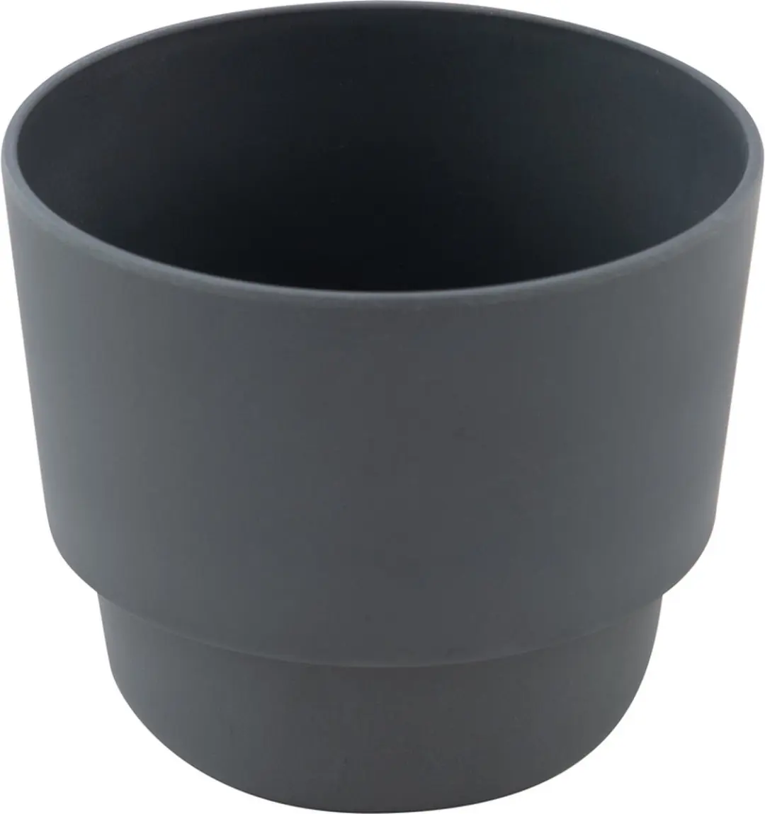 Point-Virgule kruidenpot uit bamboevezel donkergrijs by MF Ø 13.7cm H 11.8cm