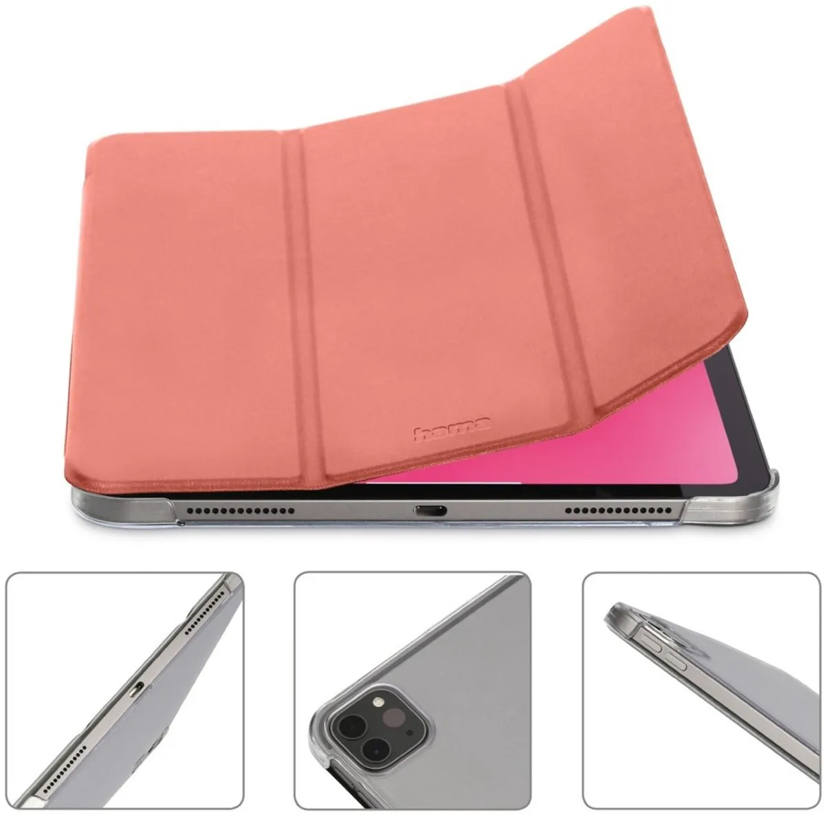 Hama Tablethoes Fold Clear 00222087 - iPad Pro 13" - Koraal - afbeelding 6 van 6