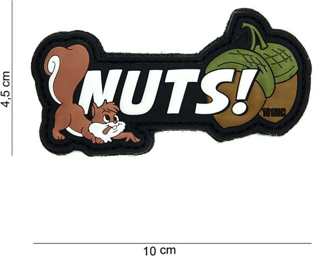 101 Inc Embleem 3D PVC Nuts Wit