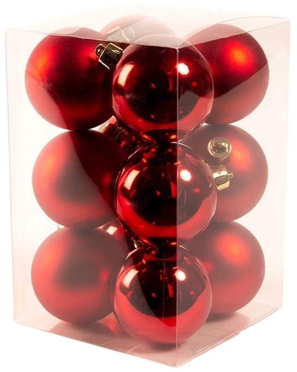 Decoris Kerstballen 12 Stuks 6cm Zilver - afbeelding 6 van 6