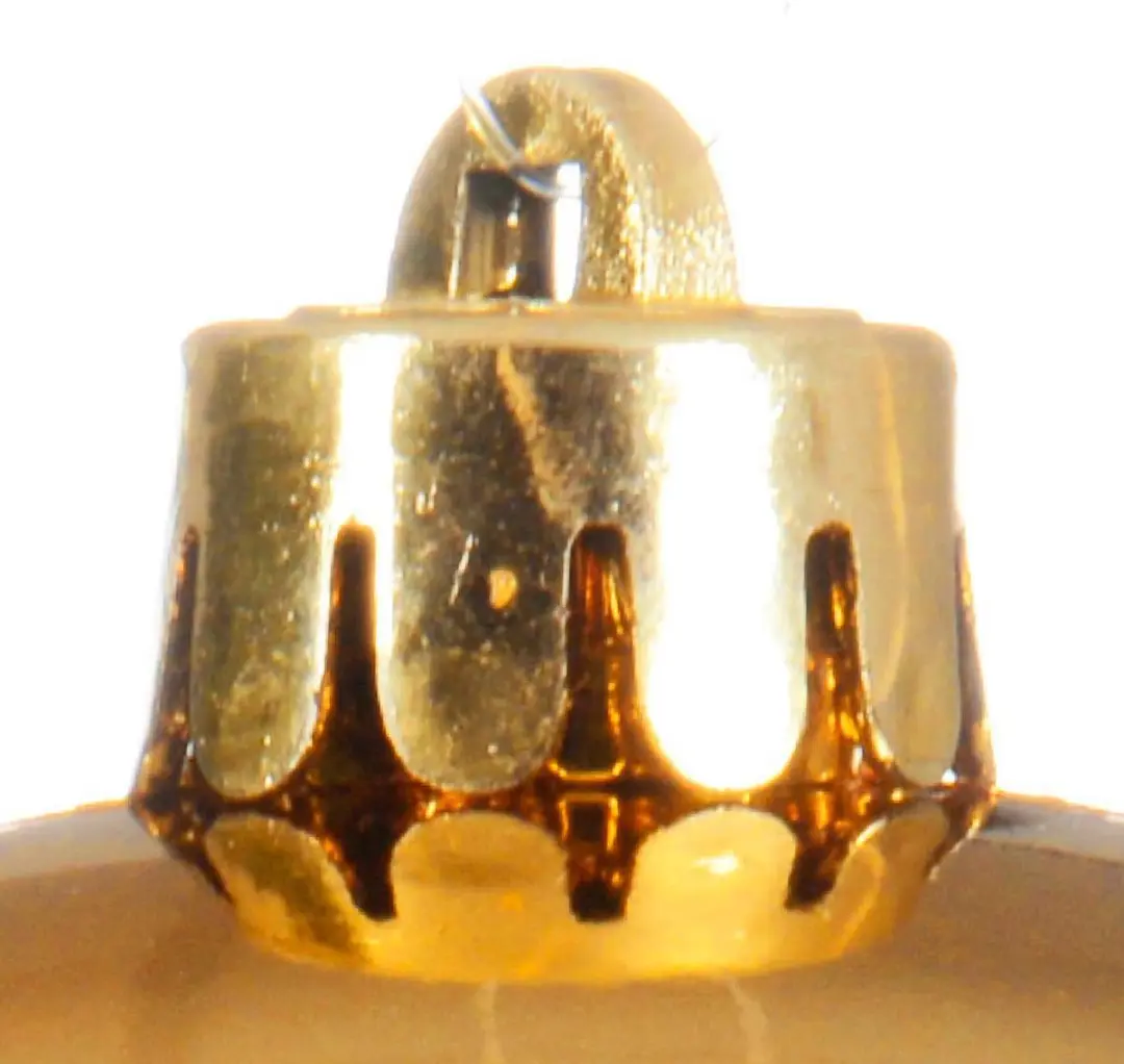 Decoris Kerstbal polystyreen 14cm Licht goud - afbeelding 3 van 4