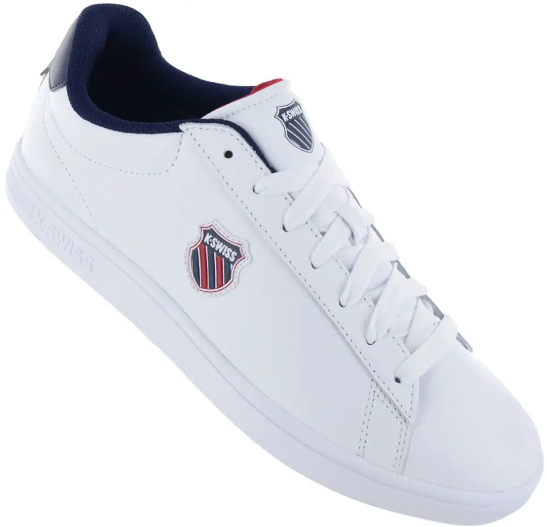 K-Swiss Court Shield II Heren Sneakers Wit - afbeelding 6 van 6