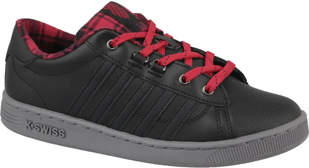 K-Swiss Hoke Plaid 85111-050, Vrouwen, Zwart, Sneakers maat: 35.5 EU