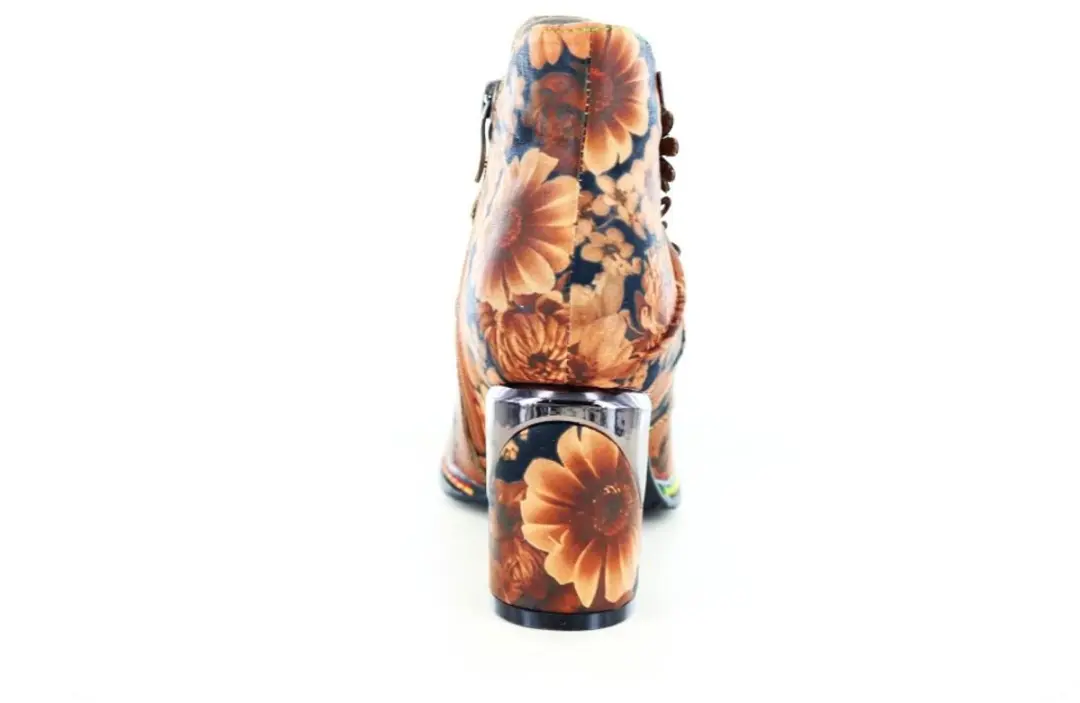 Laura Vita Maevao 21 Enkellaarzen Cognac - afbeelding 5 van 6