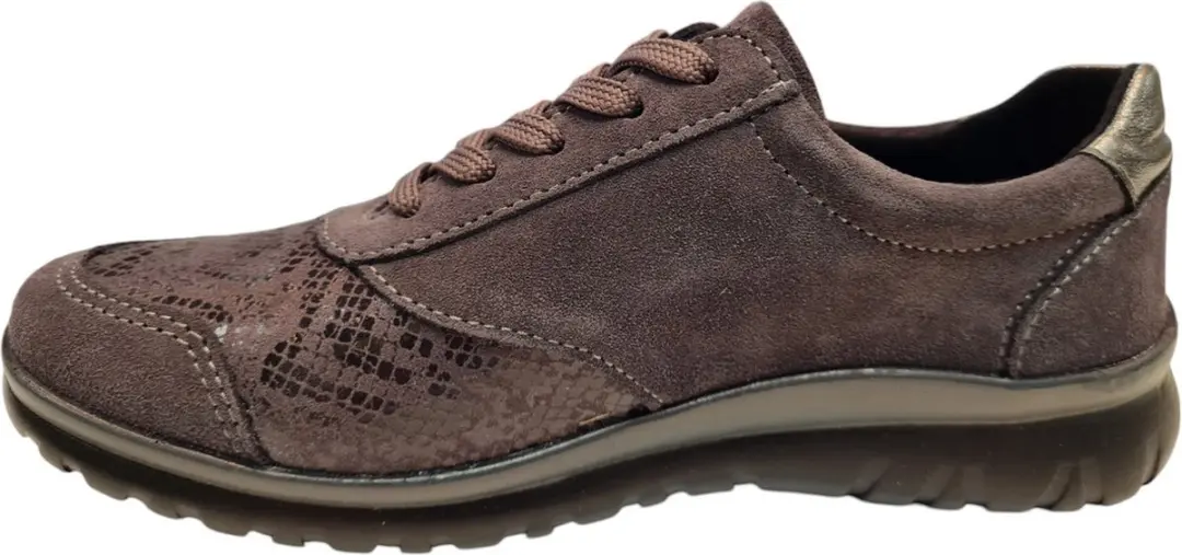 Longo 1103726 1039 Anthrazit Dames Sneakers - Grijs - 40 - afbeelding 4 van 4