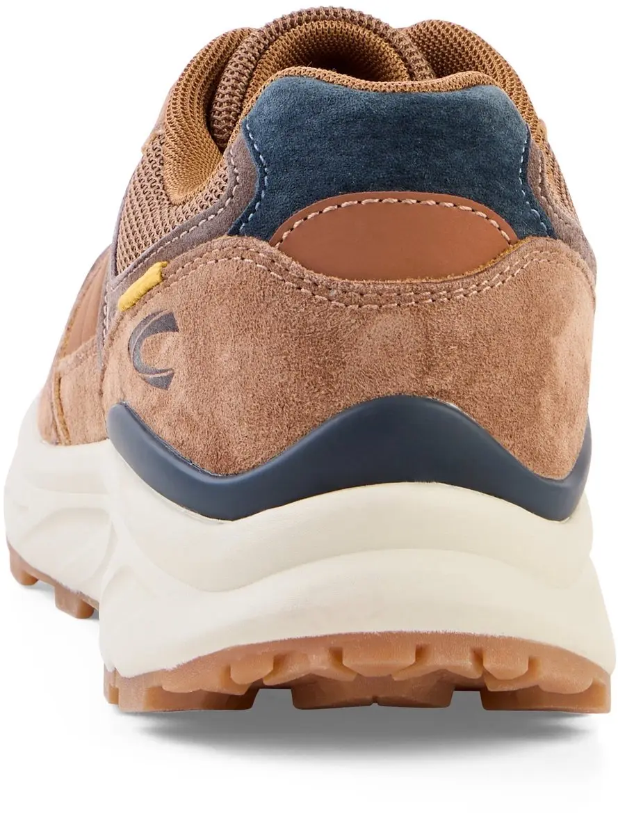 camel active Sneaker van nubuck en textielmix met comfortabele zool