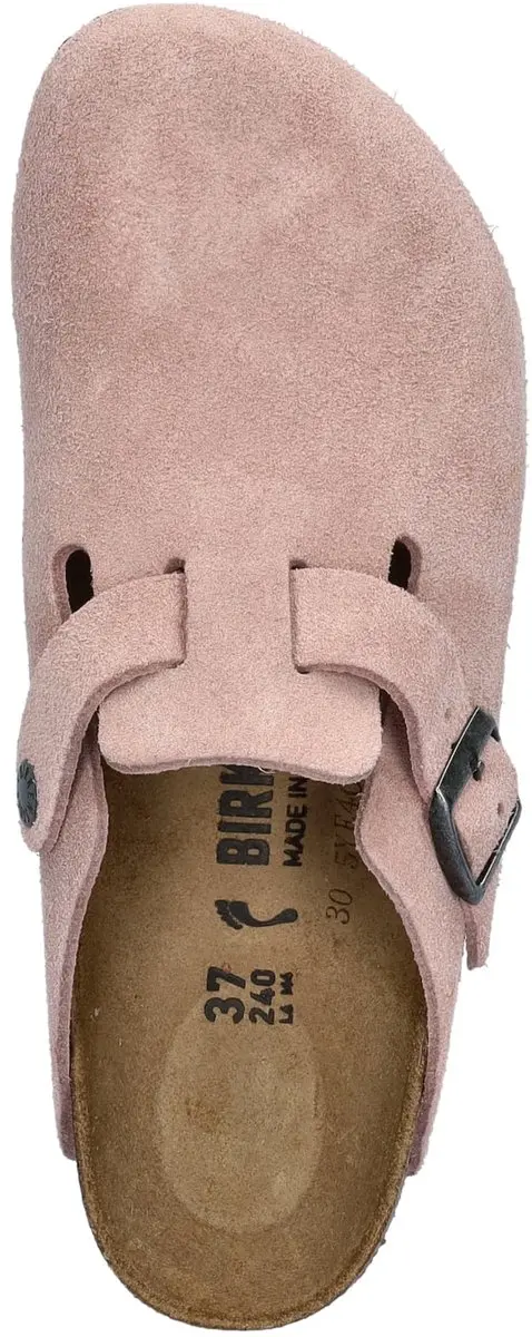 Birkenstock Boston Suede dames clog Roze 41 - afbeelding 3 van 6