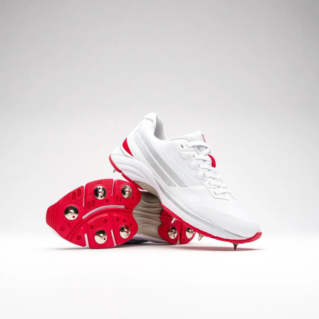Gray-Nicolls cricket schoenen Velocity 5.0 Spike junior maat 2 wit.
