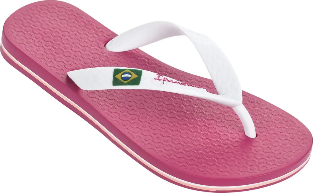 Ipanema Classic Brasil roze wit slippers meisjes