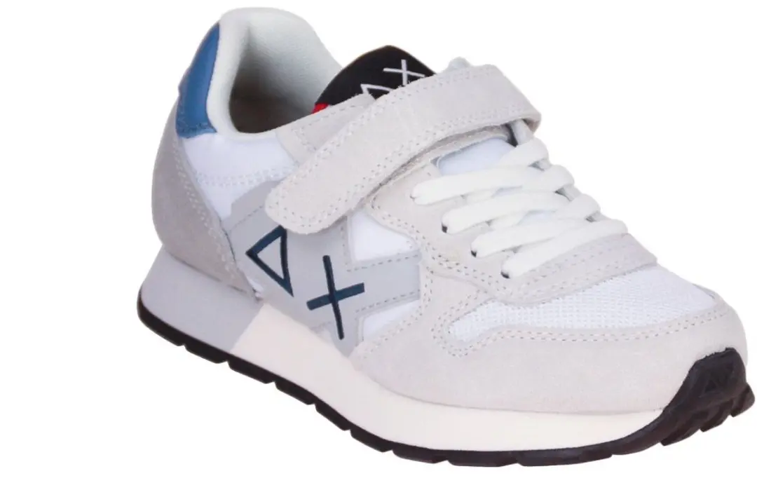 SUN68 Boy's Jaki Solid Kid Bianco