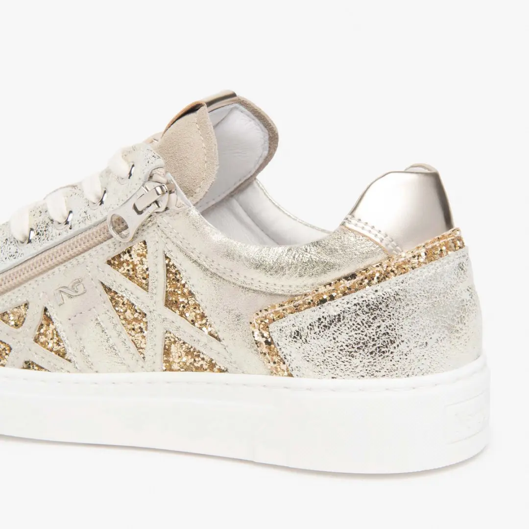 Nerogiardini Paradise Perl.Savana Luxury Champagne Monet Color Sneakers - Fashion Wear - Vrouwen