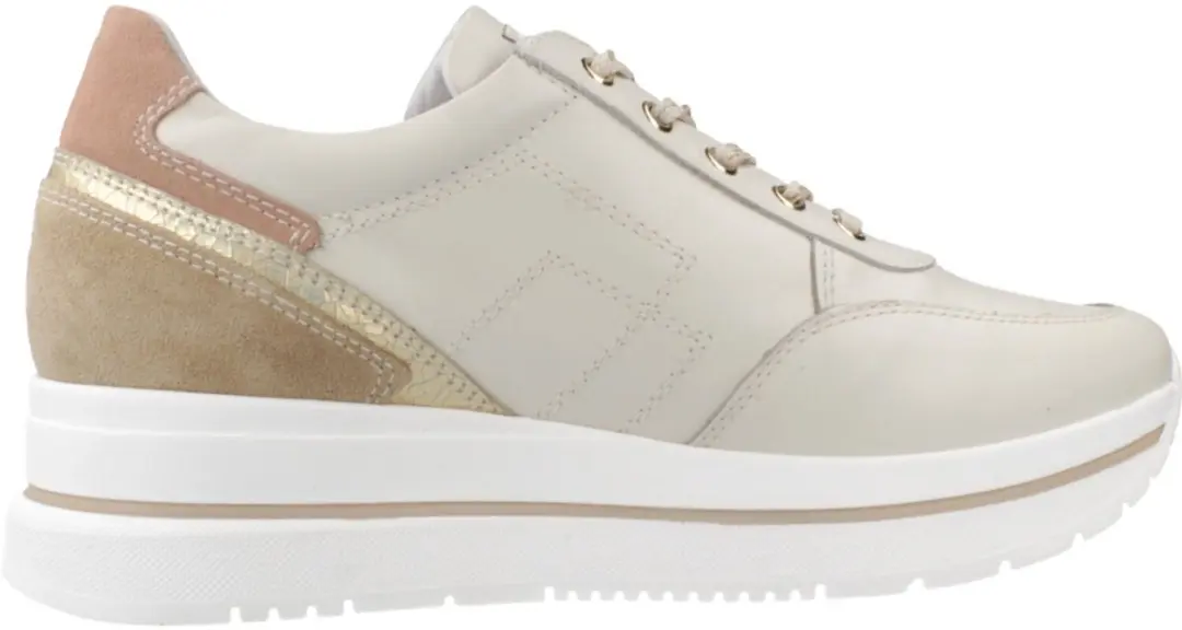 Sneakers Nerogiardini Velvet 0100 Zouk Ivory Velour Camel Phard T