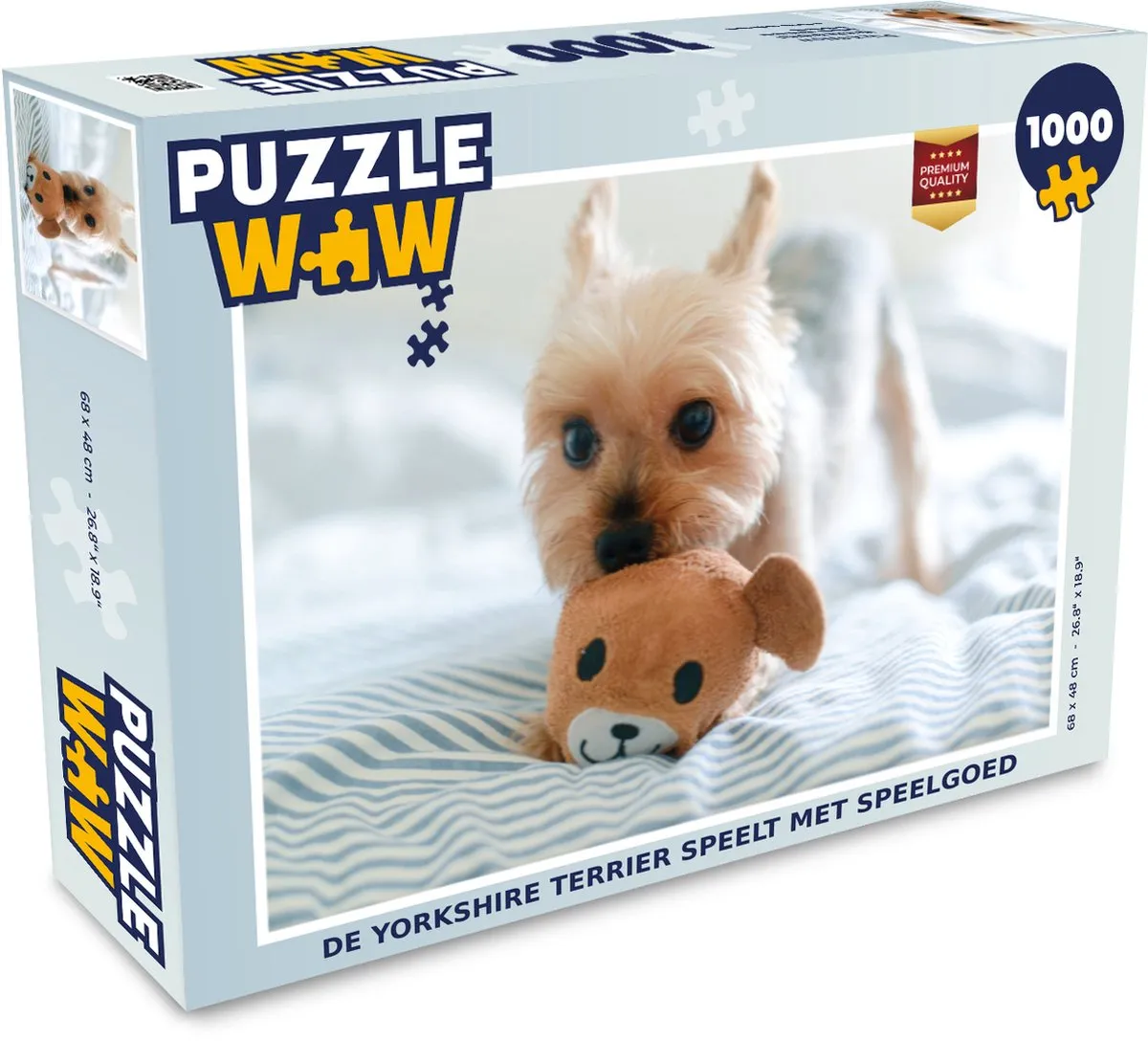 PuzzleWow Yorkshire Terrier Legpuzzel 1000 Stuks