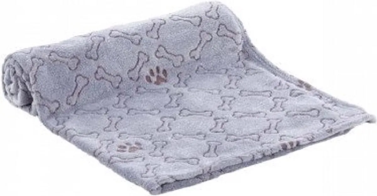 Flamingo Marva Fleece Deken Grijs 100x150cm