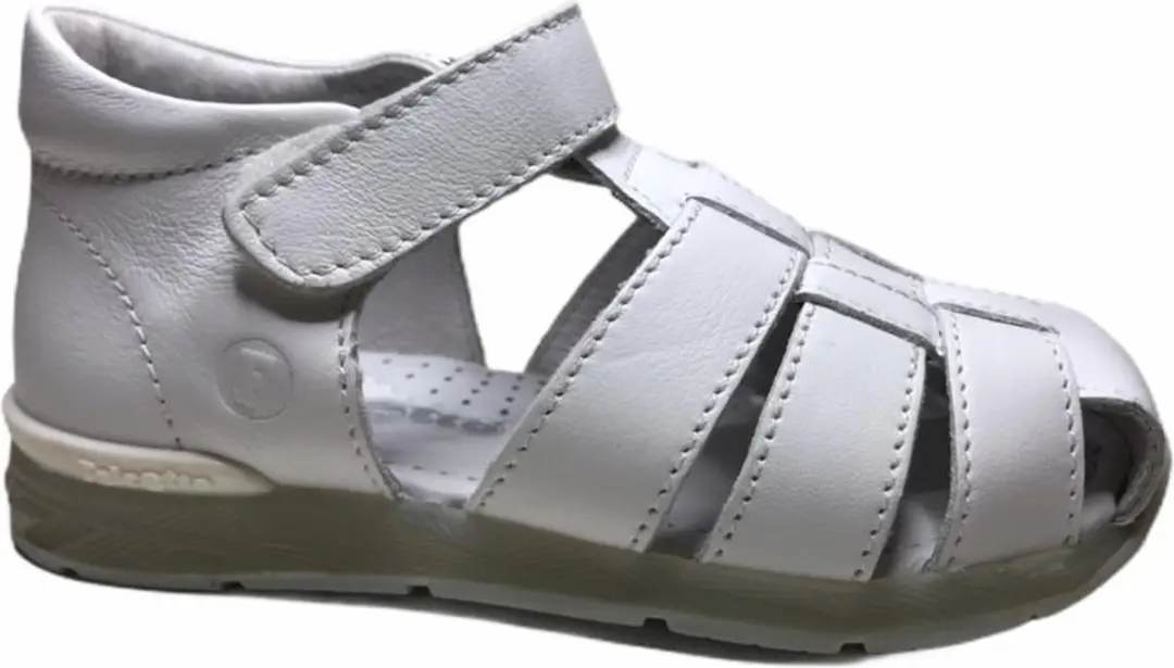 Falcotto velcro gesloten sandaal Dirk wit mt 25
