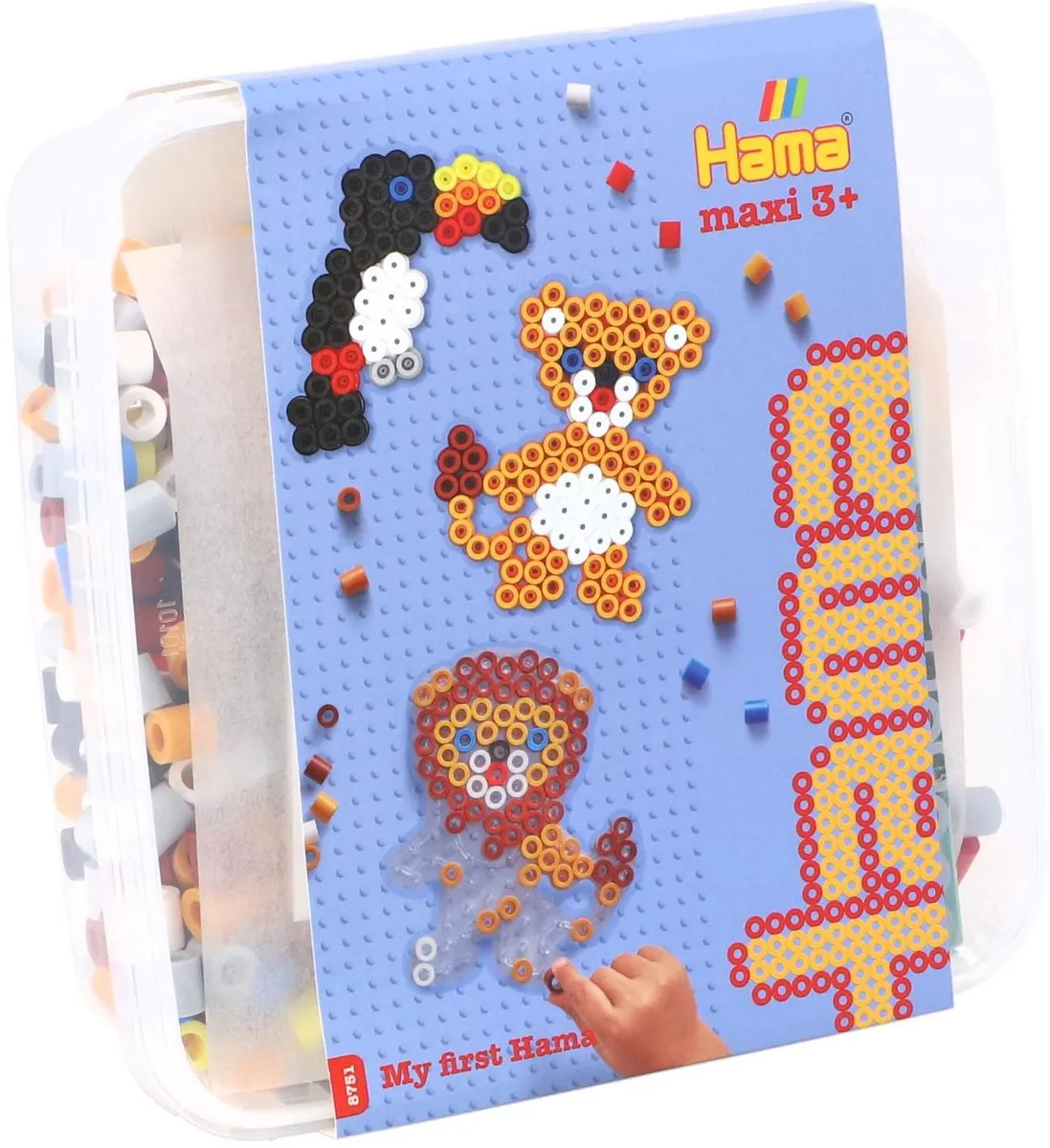 Hama Strijkkralen Kist 600 Kralen - Mix