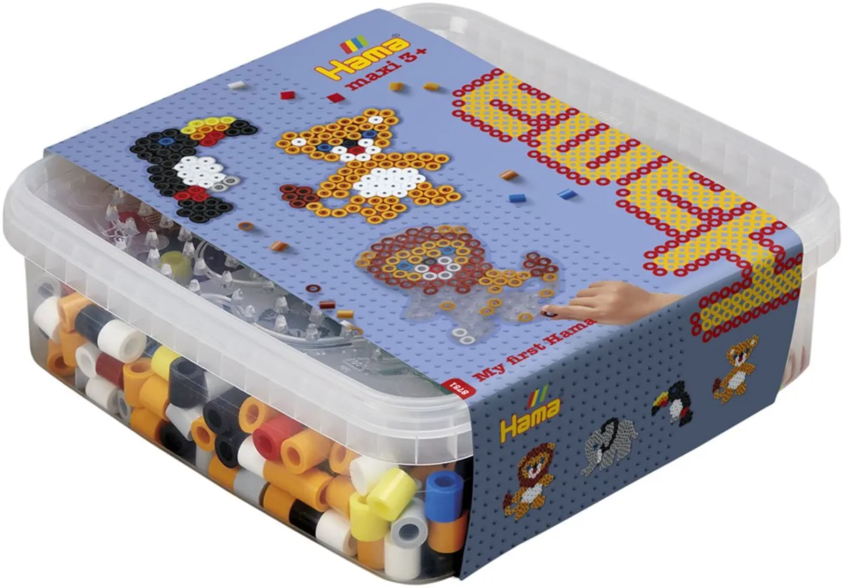 Hama Strijkkralen Kist 600 Kralen - Mix - afbeelding 6 van 6