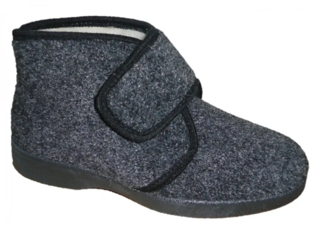 Pantoffel Klitband Scheerwol gevoerd 205L