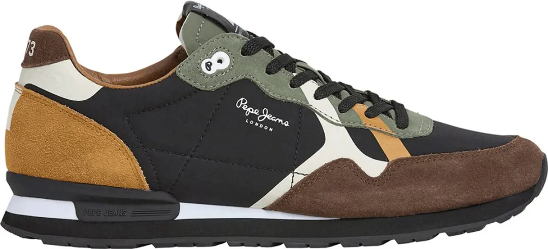 Pepe Jeans Brit Prints Schoenen Zwart EU 40 Man