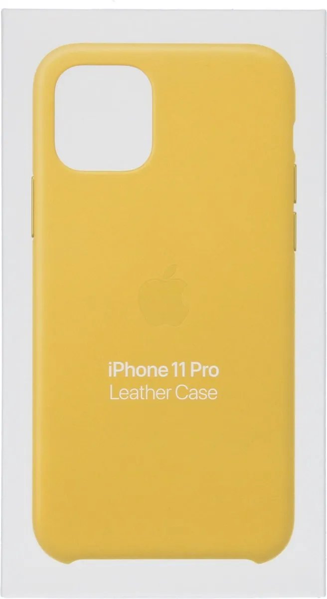 Apple iPhone 11 Pro Hoesje - Lemon Geel - MWYA2ZM/A